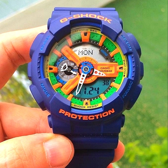 G-Shock Other - Casio Premium Blue Color Guard Series G-Shock